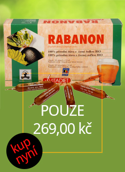 Levý reklamný poutač Rabanon